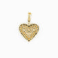 10k Solid Gold Diamond Heart Pendant