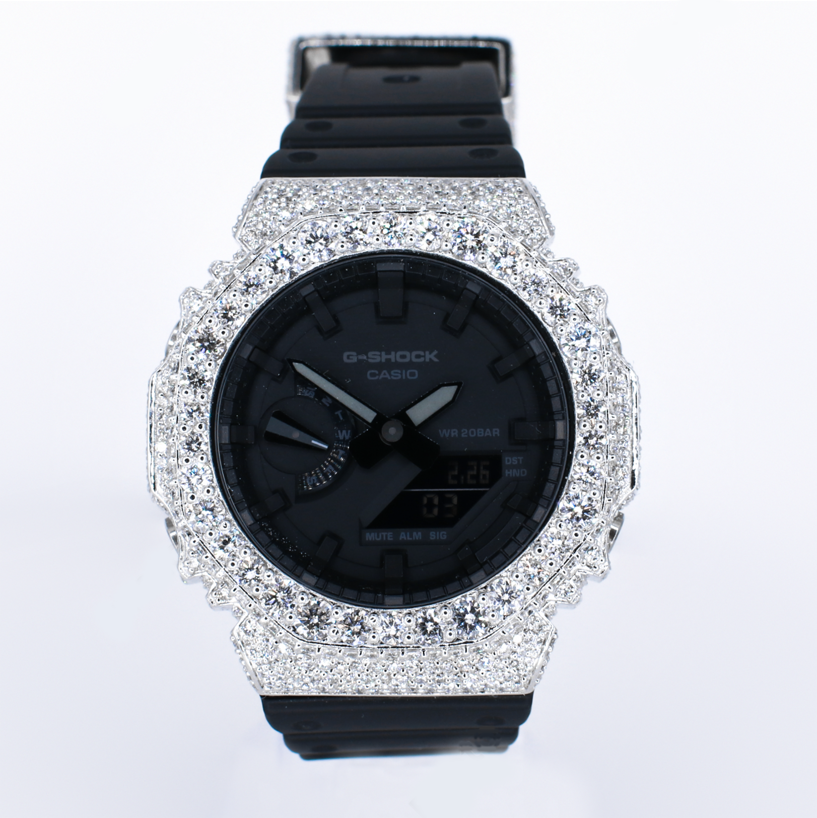 Lab Diamond G-Shock DW-6900 - Black Band - 40090