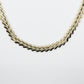 14k Gold 12mm Monaco Edge Chain - 10083