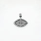 14k Solid Gold Diamond 3D Evil Eye Pendant - 60248