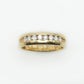 14k Solid Gold 8 Solitary Diamond Ring - 30175