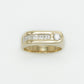 14k Solid Gold VS Diamond Channel Ring - 30173