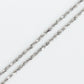 10k Solid White Gold 2.5mm Heavy Rope Chain