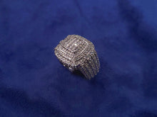 Load image into Gallery viewer, 14k Solid White Gold VS Diamond Men&#39;s Championship Ring