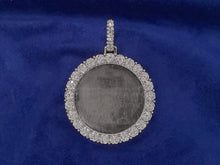 Load image into Gallery viewer, Solid 10k Gold Diamond 2in VS Cluster Picture Pendant