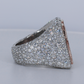 10k Solid Gold Lab Diamond Custom 23 Ring - 30396
