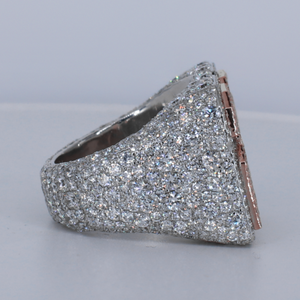 10k Solid Gold Lab Diamond Custom 23 Ring - 30396