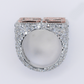 10k Solid Gold Lab Diamond Custom 23 Ring - 30396