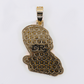 10k Gold Lab Diamond Custom 2 Pendant - 60648