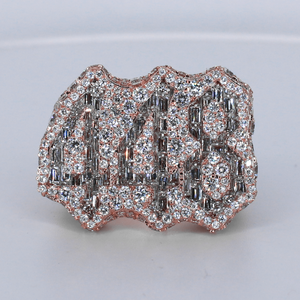 10k Solid Gold Lab Diamond Custom 448  Ring - 30408