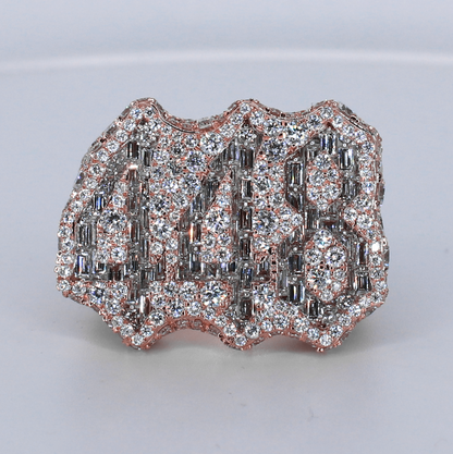 10k Solid Gold Lab Diamond Custom 448  Ring - 30408