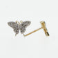 14k Solid Gold 13mm VS1 Diamond Chandelier Butterfly Earrings - 50182