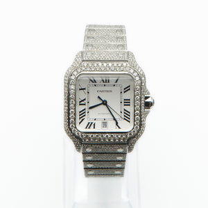 Cartier 40mm Iced Out Diamond Bezel - 40047