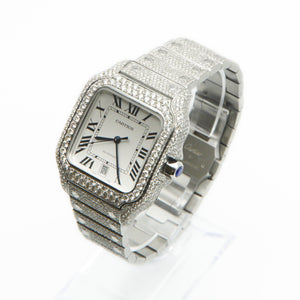 Cartier 40mm Iced Out Diamond Bezel - 40047