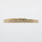 10k Solid Gold 5mm Baguette Diamond Tennis Bracelet - 20148