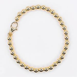 10k Hollow Gold Bead Bracelet - 20212