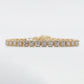 10k Solid Gold 6mm VS Diamond Baguette Square Tennis Bracelet - 20144