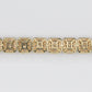 10k Solid Gold 6mm VS Diamond Baguette Square Tennis Bracelet - 20144