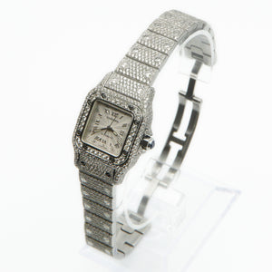 Cartier 24mm Iced Out Diamond Bezel - 40049