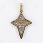 10k Yellow Gold Diamond North Star Pendant - 60560