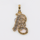 10k Gold Diamond Old English Initial Pendants - 60619
