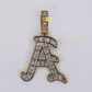 10k Gold Lab Diamond Initial Pendants - 60656