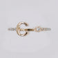 14k Solid Gold Diamond Letter Initial Ring- 30340