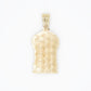 14k Solid Gold St. Lazarus Pendant - 60139