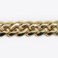 10k Solid Gold 13mm Diamond Cuban Bracelet - 20166