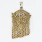 10k Solid Gold XL Diamond Jesus Head