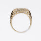 14k Solid Gold VS1 Diamond Octave Cake Ring - 30249