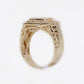 14k Solid Gold VS1 Diamond Octave Cake Ring - 30249