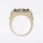 14k Solid Gold VVS/VS1 Baguette Diamond Glass House Ring - 30245