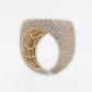 14k Solid Gold VS1 Diamond Fully Iced Out Ring - 30244