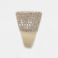 14k Solid Gold VS1 Baguette Chandelier Diamond Ring - 30253