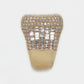 14k Solid Gold VS1 Diamond Baguette XL Men's Ring - 30256