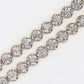 14k Solid Gold 5.5mm VS1 Diamond Illusion-Set Chain - 10105