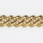 10k Solid Gold 8mm VS Diamond Cuban Bracelet - 20177