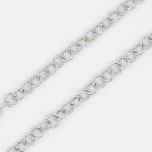 14k Solid Gold Diamond Floral Shoe Necklace - 60378