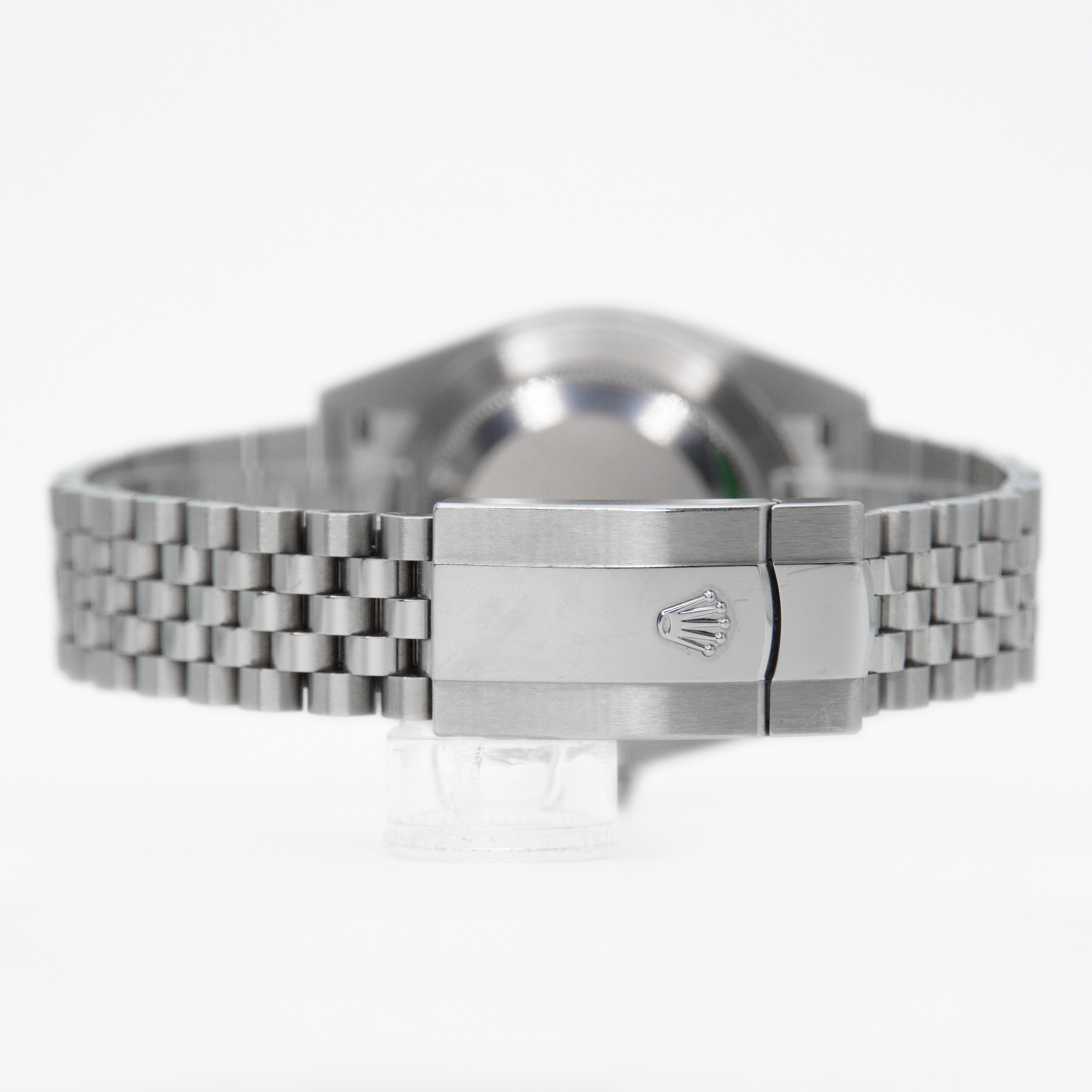 18K WHITE GOLD FLUTED BEZEL COMPATIBLE WITH ROLEX 31MM 17824, 68240, 68274, 78240, 78274 並行輸入品