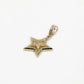 10k Solid Gold Diamond 3D Star Pendant - 60396