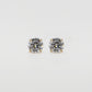 14k Solid Gold VS Diamond Solitaire Earrings - 50244