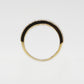 10k Solid Gold Diamond Single Row Cuban Ring - 30273