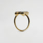 10k Solid Gold Custom Diamond Initial Ring - 30277