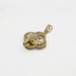 10k Solid Gold Diamond 3D Elephant Pendant - 60417