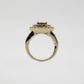 14k Solid Gold Diamond Triple Cake Ring - 30279