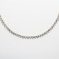 10k Solid Gold 6mm Diamond Cluster Heart Chain - 10113