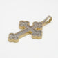 10k Solid Gold VS Diamond XL Motif Point Cross - 60427