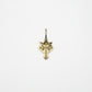 10k Solid Gold VS Diamond Butterfly Cross Pendant - 60429