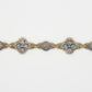 10k Solid Gold VS Diamond Cluster Clover Ball Bracelet - 20180